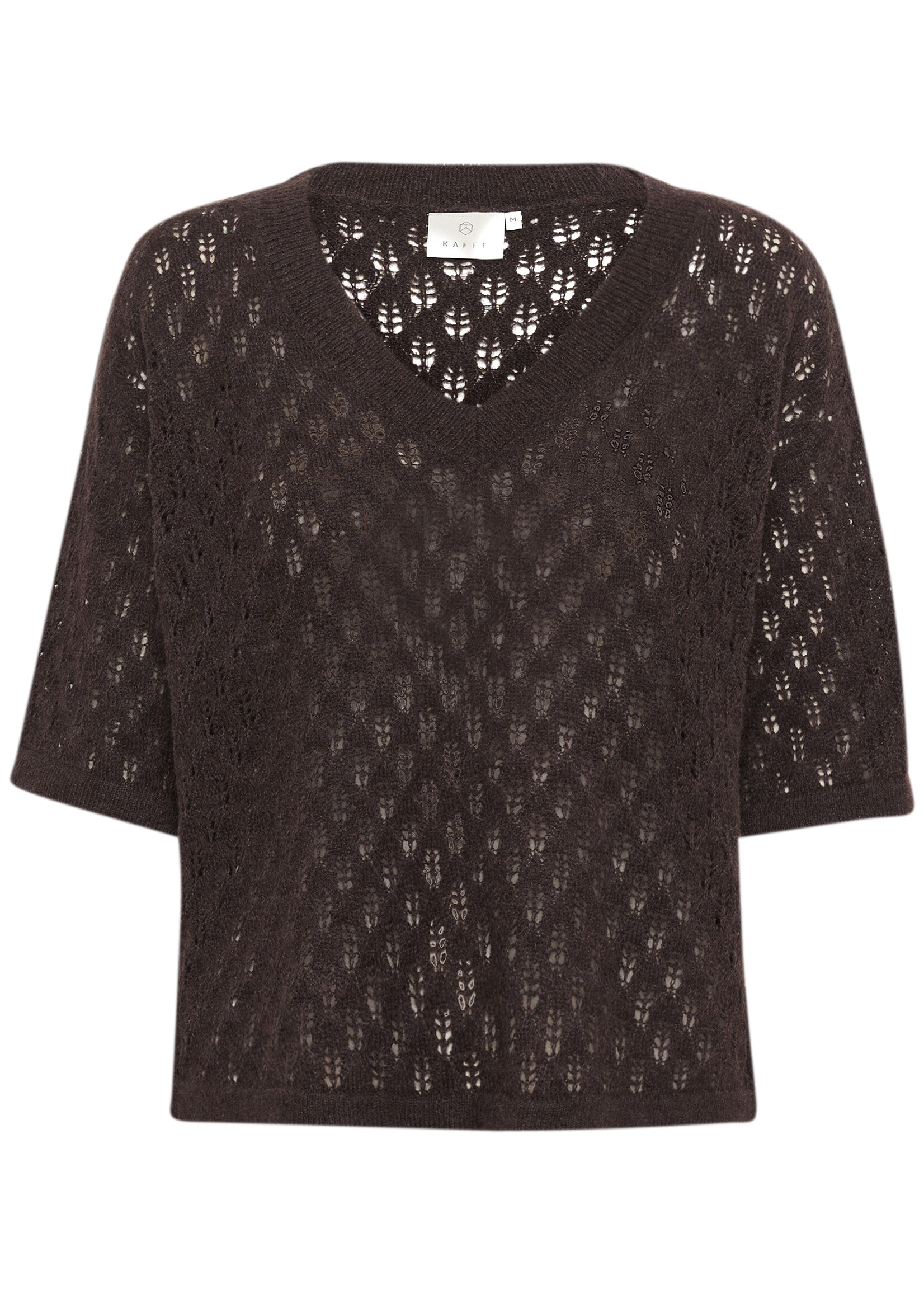 Kaffe Kaffe KAlourine Short Sleeve Vneck Sweater
