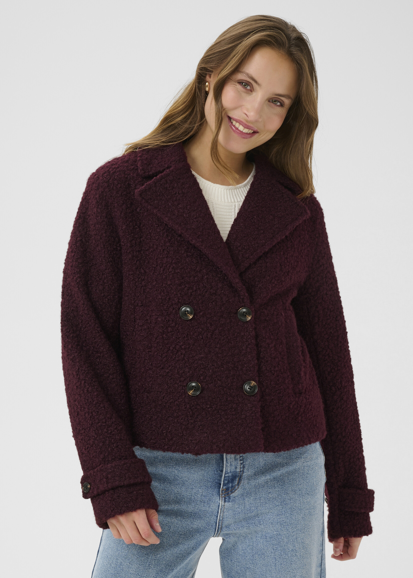 Kaffe Kaffe Anne Double Breasted Jacket