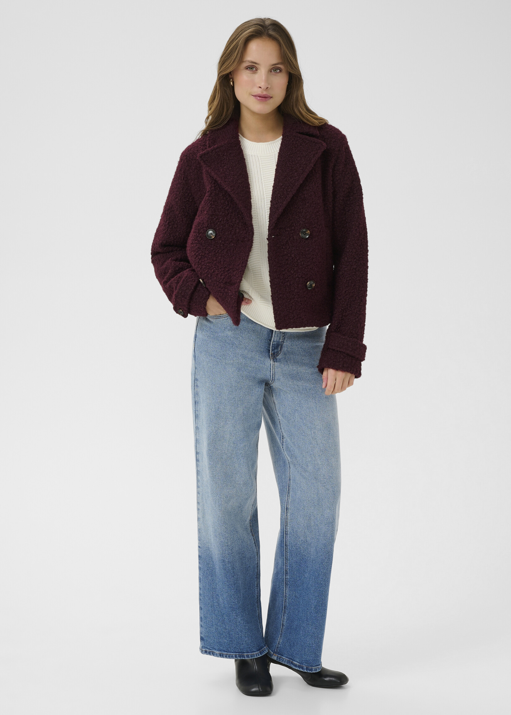 Kaffe Kaffe Anne Double Breasted Jacket