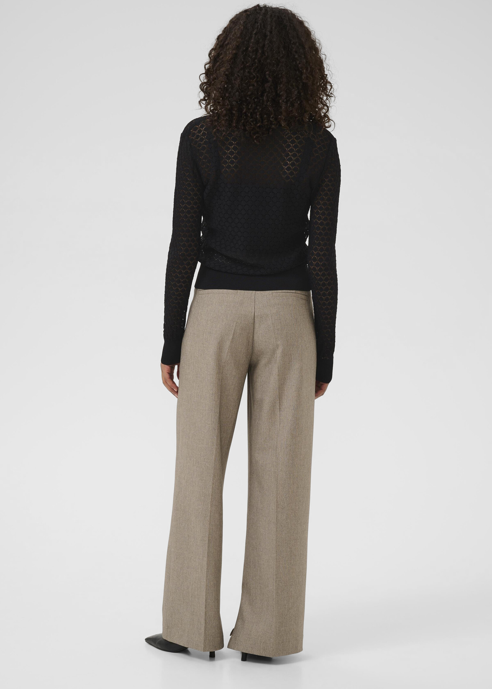 Kaffe Kaffe Raiko Open Weave Crew Sweater