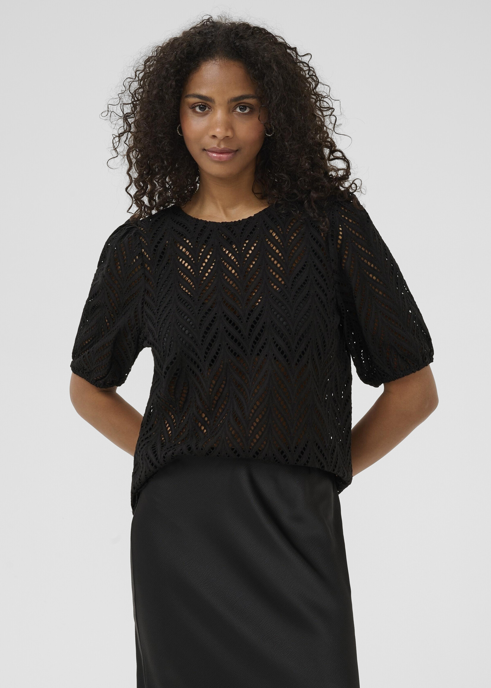 Kaffe Kaffe KAmasha Back V Lace Top