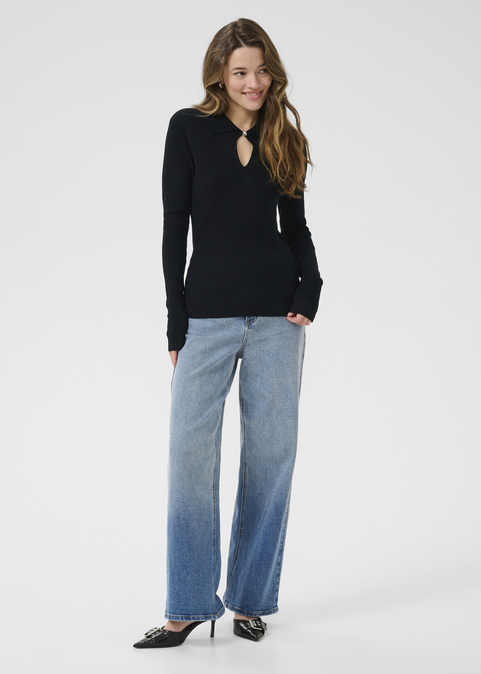 Kaffe Kaffe KAjania Polo Sweater