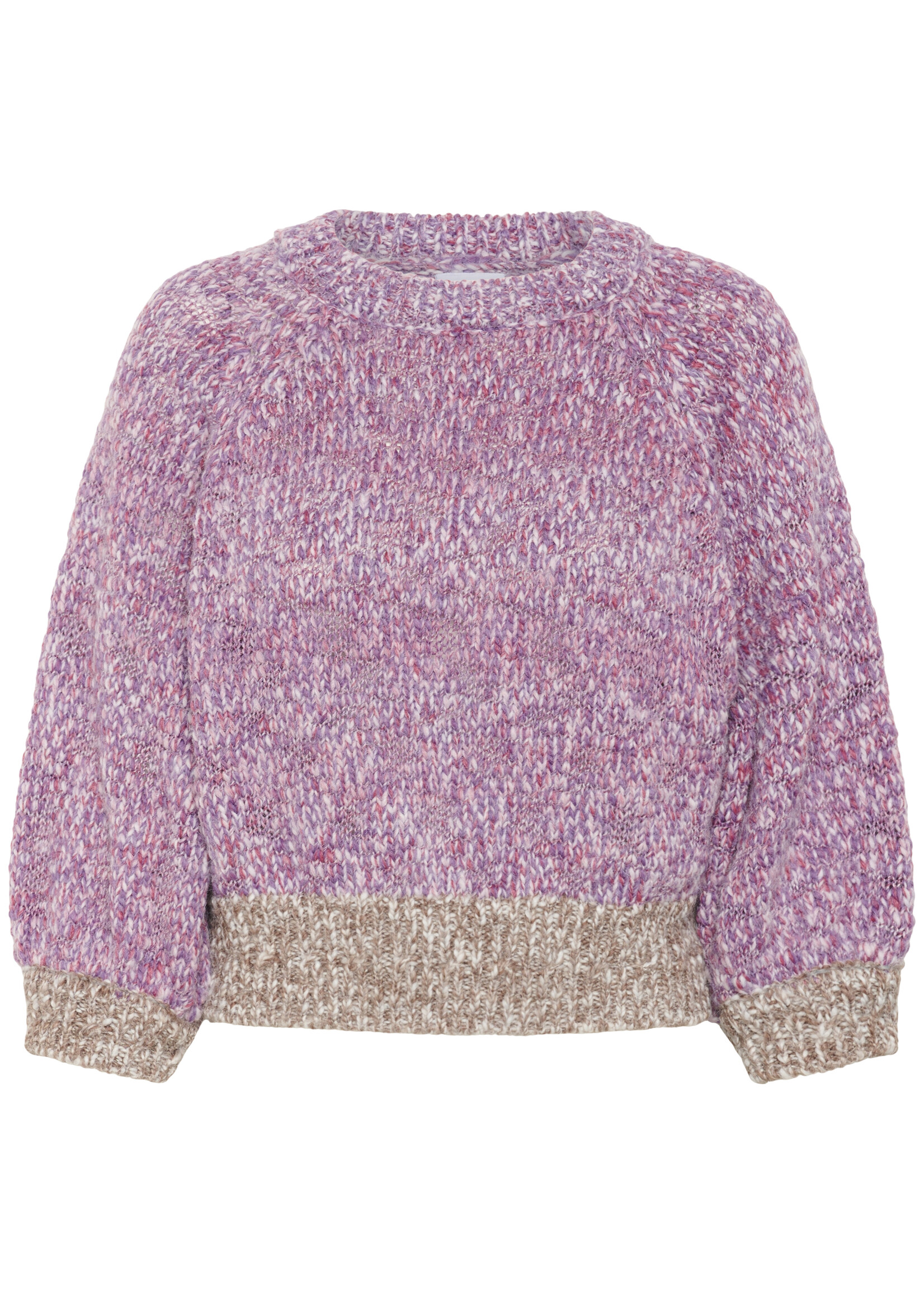 Saint Tropez Saint Tropez MyleneSZ 3/4 Sleeve Crew Sweater