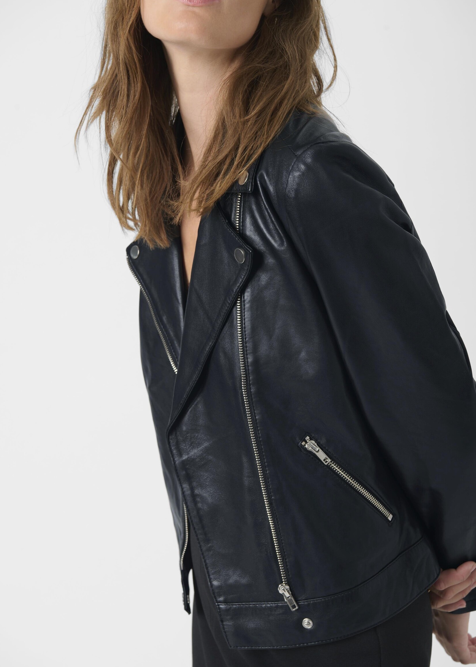 Soaked Soaked SLMaeve Leather Jacket