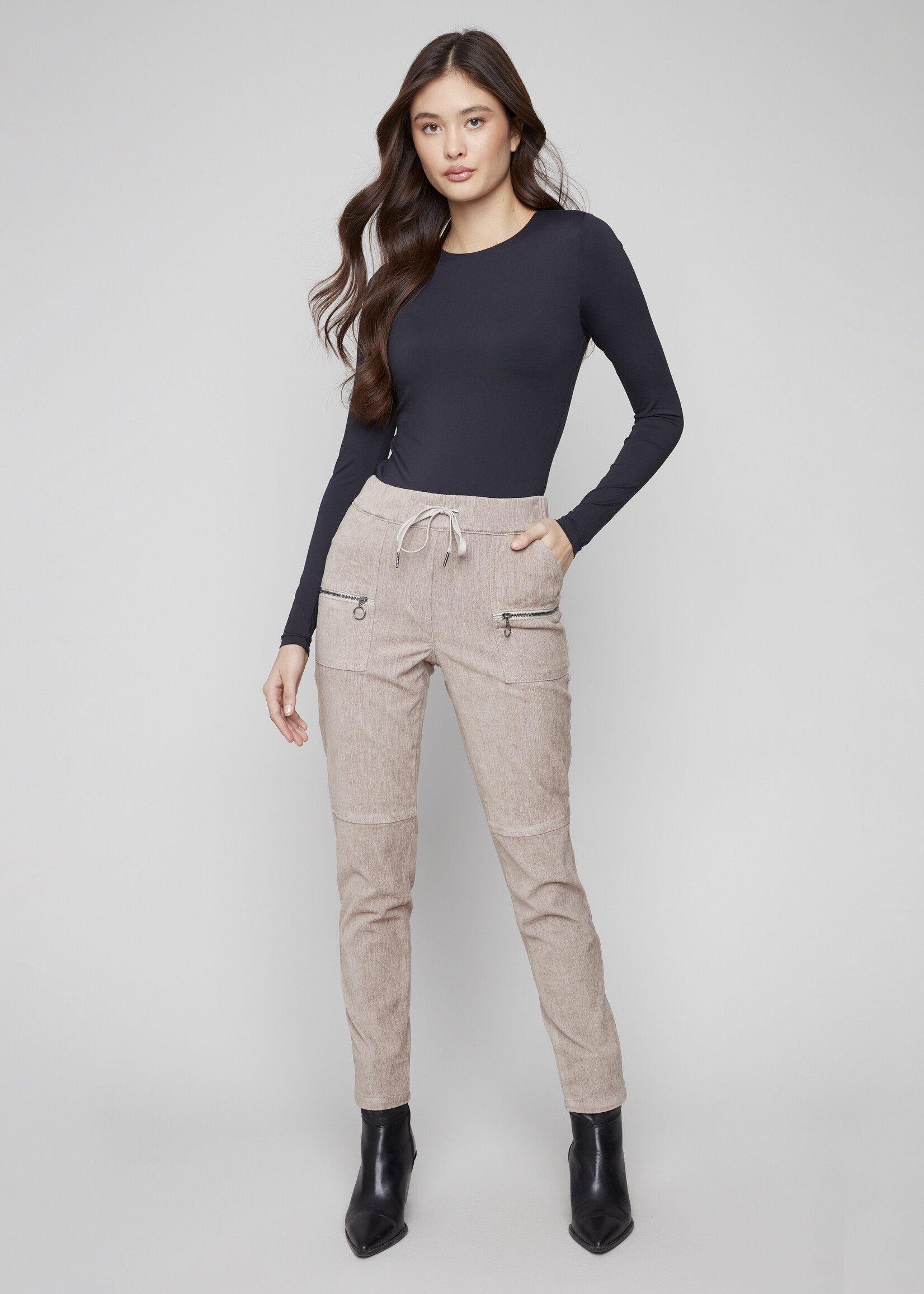 Charlie B Charlie B Pull On Corduroy Jogger Pant