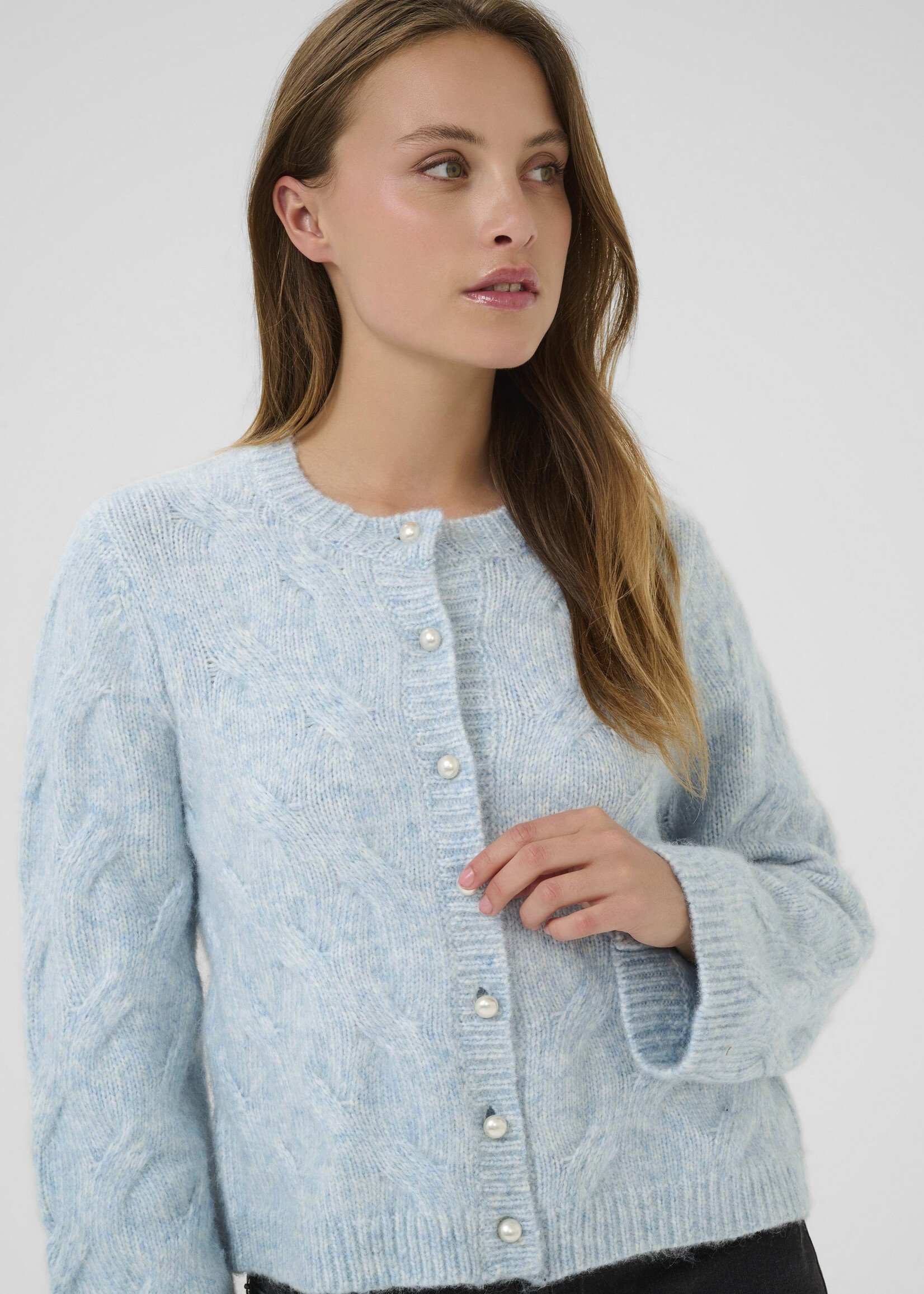 Kaffe Kaffe Martha Pearl Cable Cardi