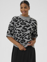 Kaffe Kaffe KAsandra Leopard Crew Sweater