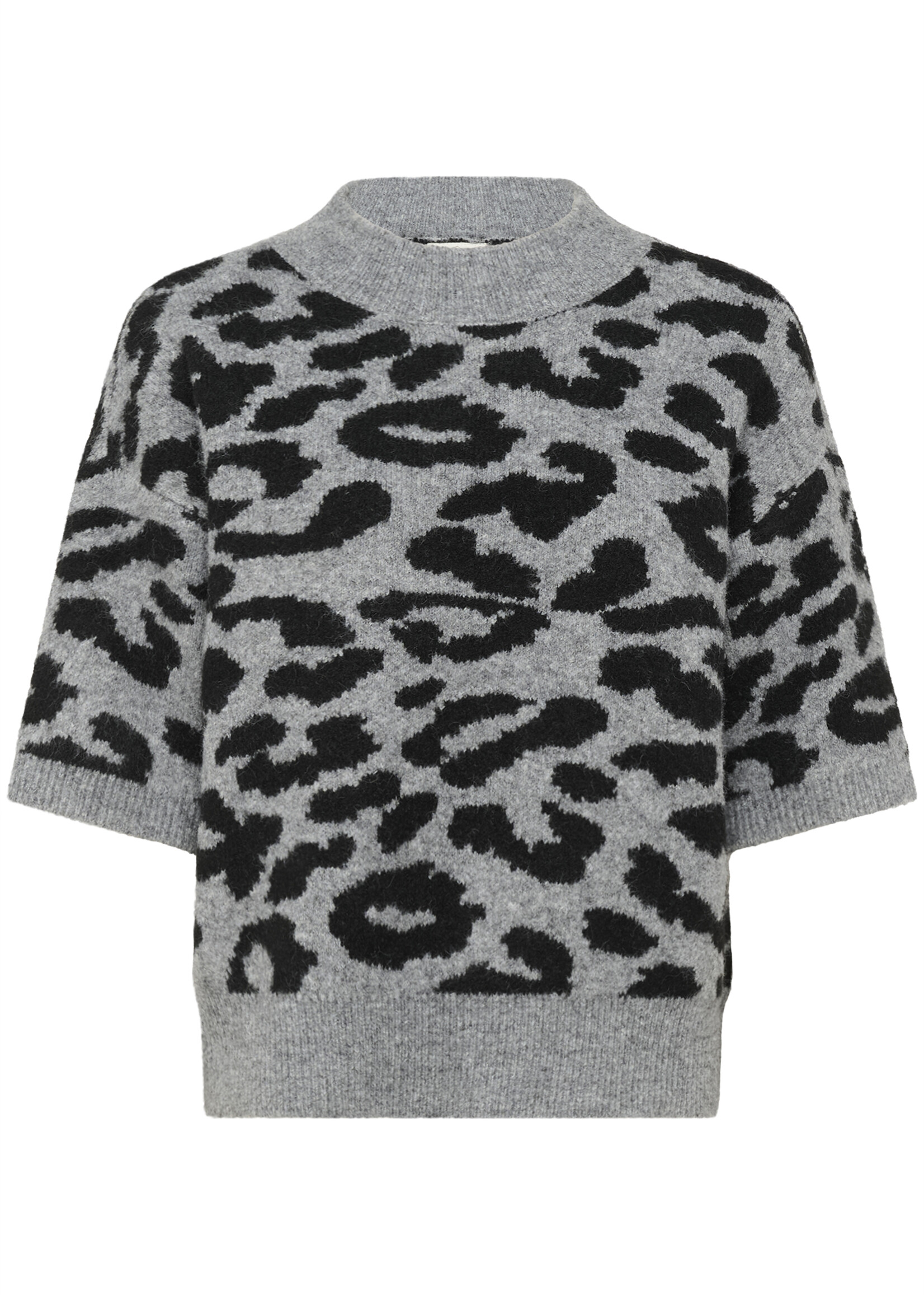 Kaffe Kaffe KAsandra Leopard Crew Sweater