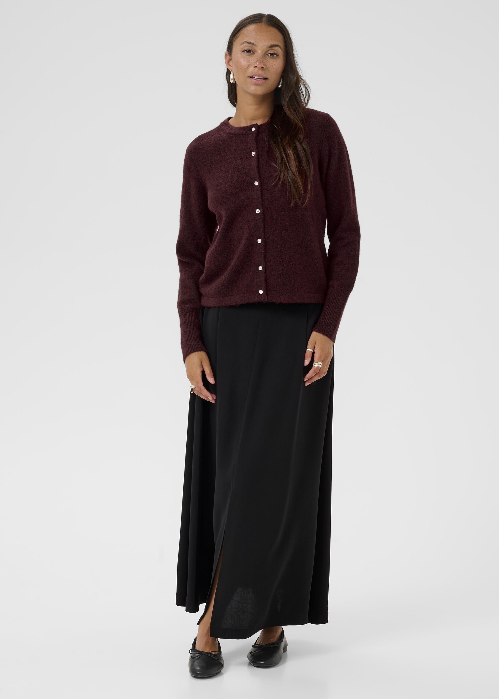 Kaffe Kaffe KAniel Silver Button Cardi