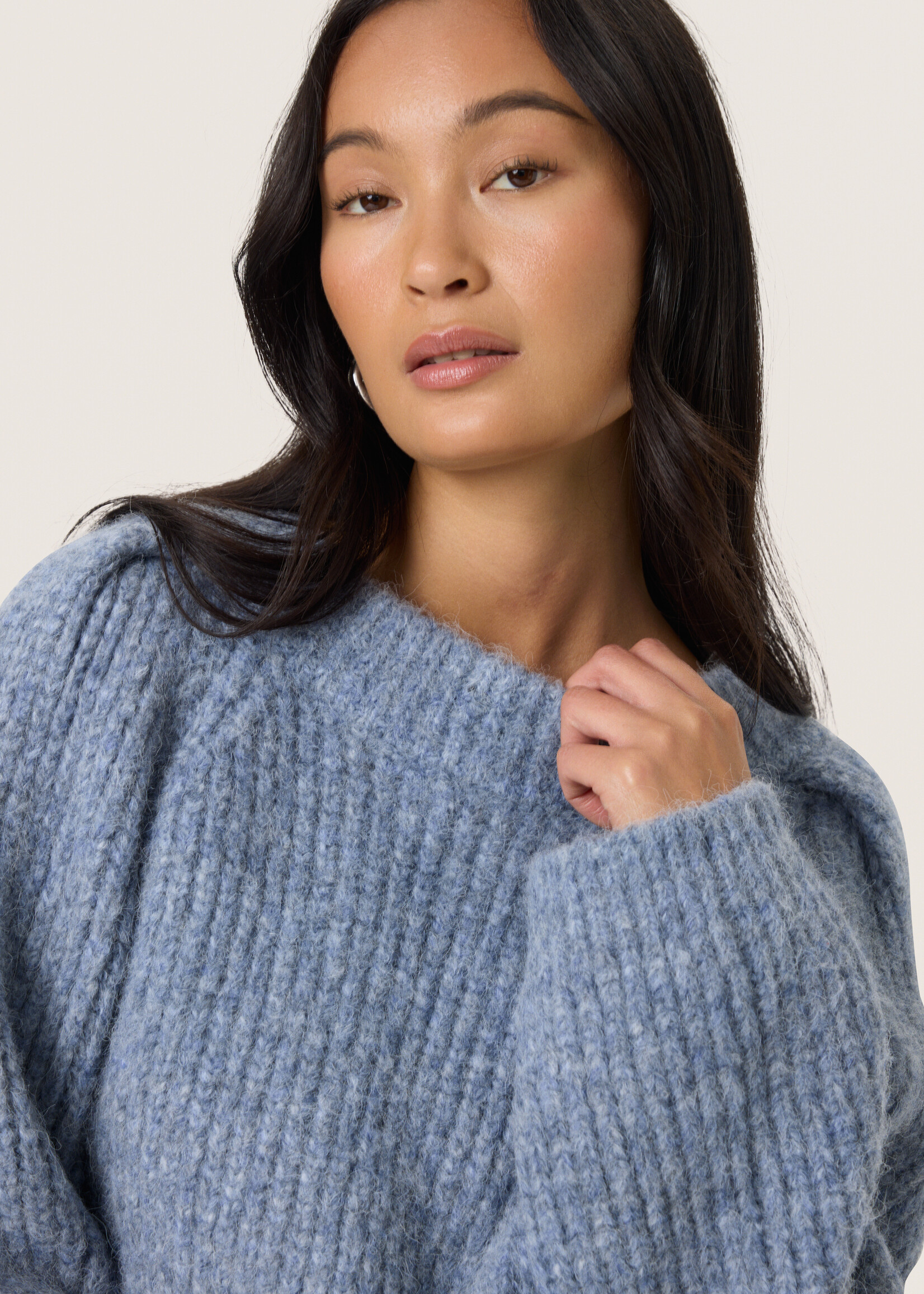 Soaked Soaked Pleoni Bow Tie Back Crew Sweater