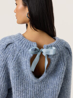 Soaked Soaked SLPleoni Bow Tie Back Crew Sweater