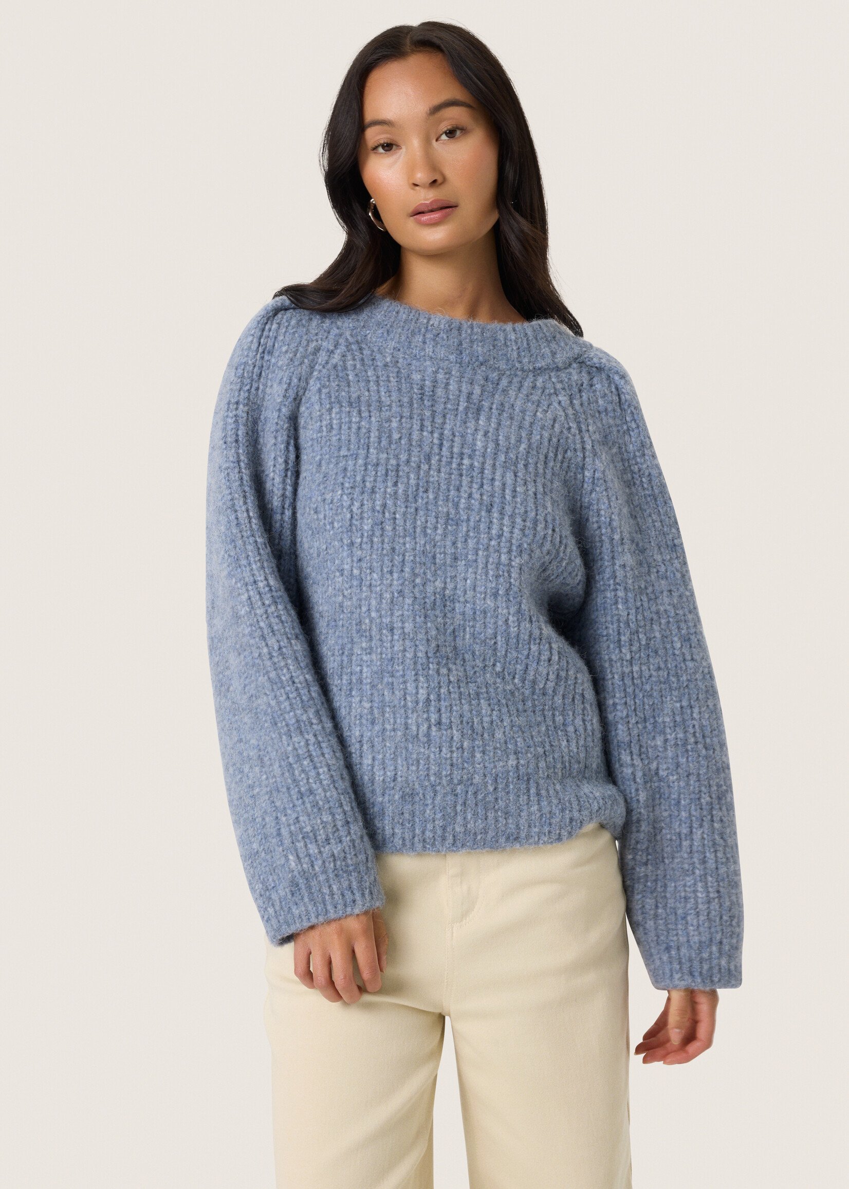 Soaked Soaked Pleoni Bow Tie Back Crew Sweater
