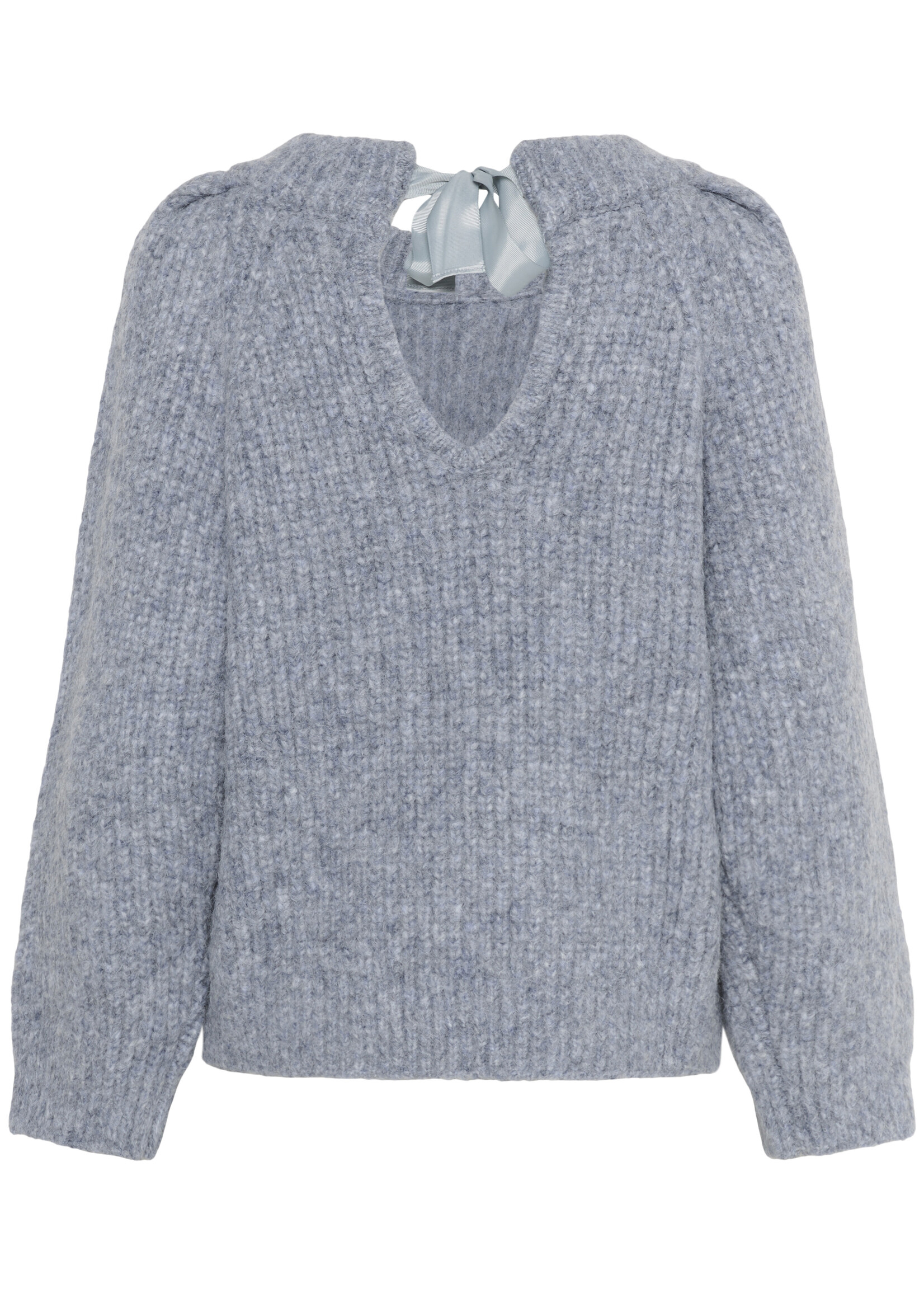 Soaked Soaked Pleoni Bow Tie Back Crew Sweater