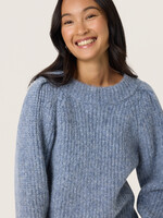 Soaked Soaked Pleoni Bow Tie Back Crew Sweater