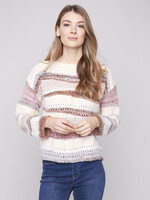 Charlie B Charlie B  Patchwork Sweater