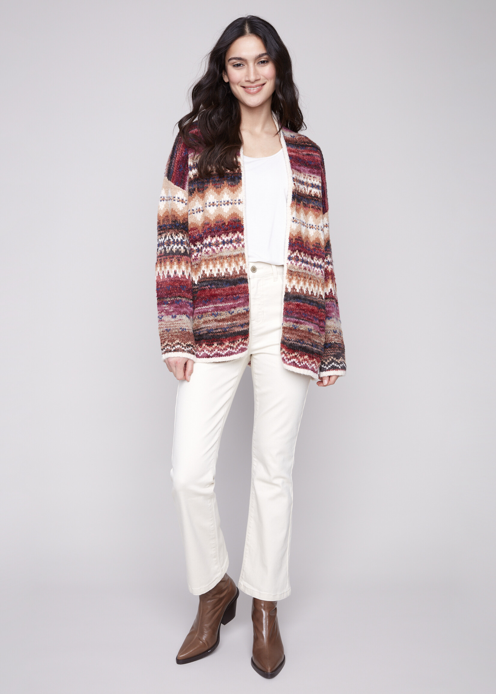 Charlie B Charlie B  Space Dye Long Cardi