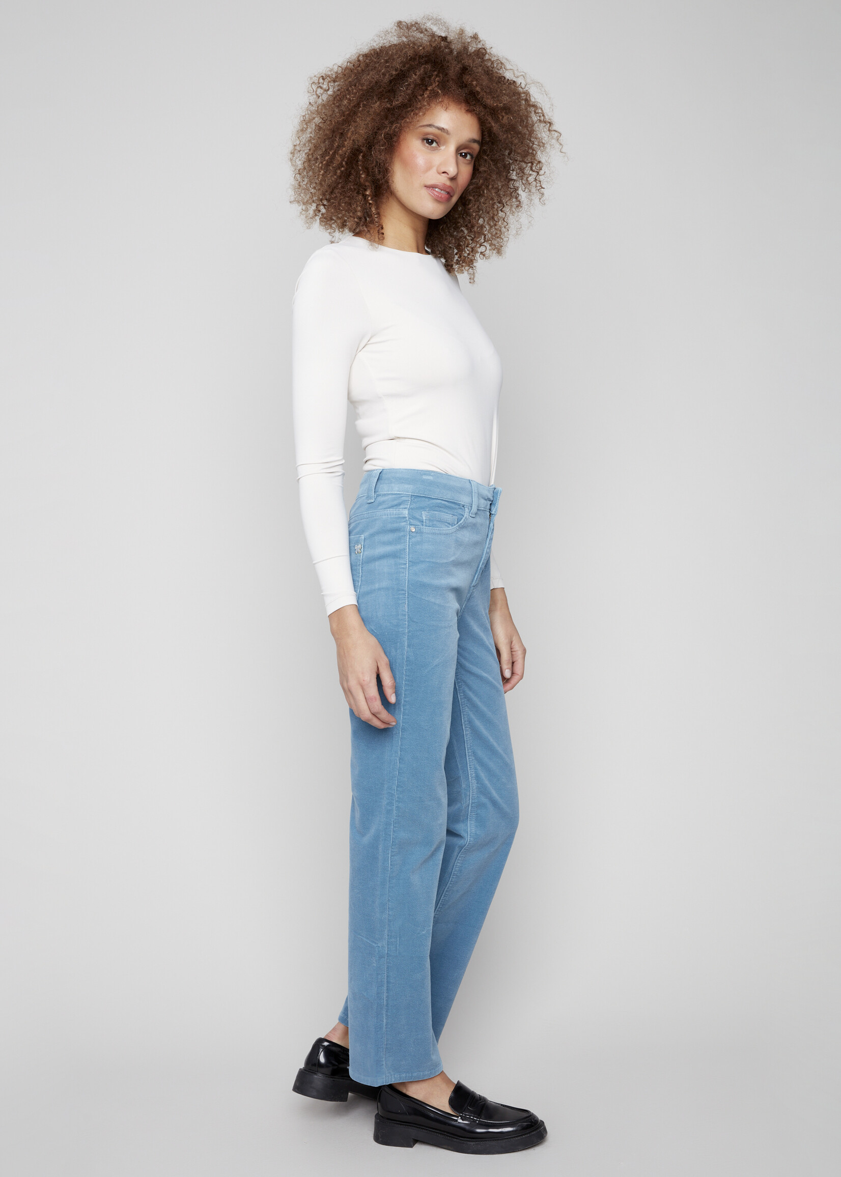 Charlie B Charlie B  Straight Leg Corduroy Pant