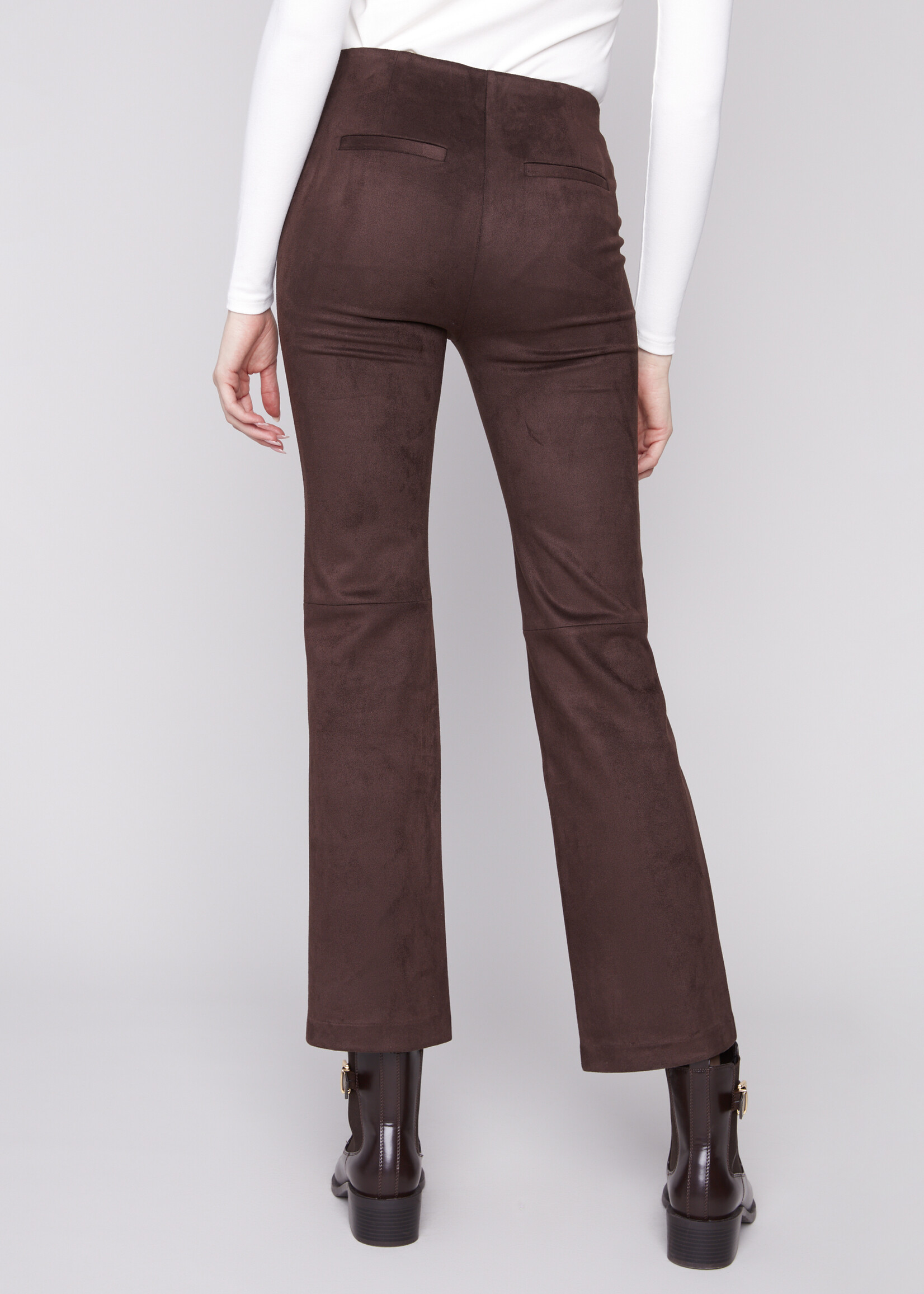 Charlie B Charlie B Faux Suede Pull On Pant