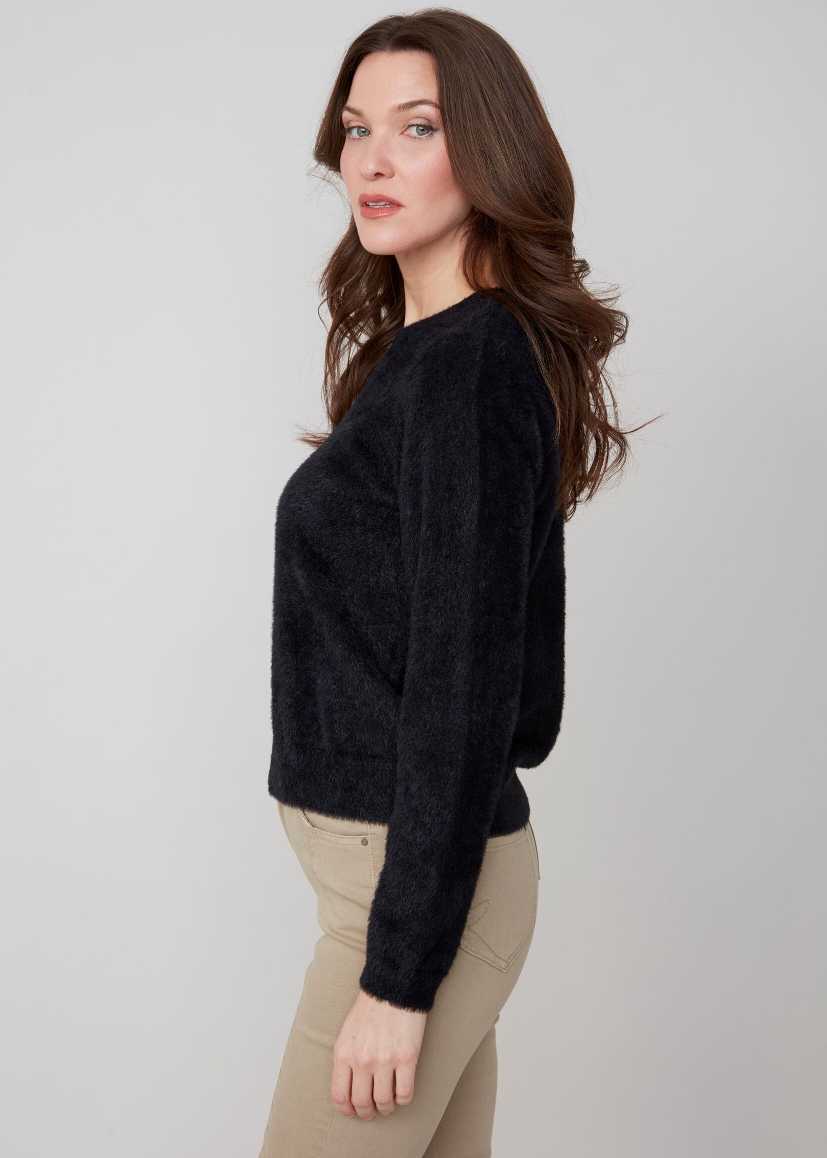 Renuar Renuar Plush Crew Sweater