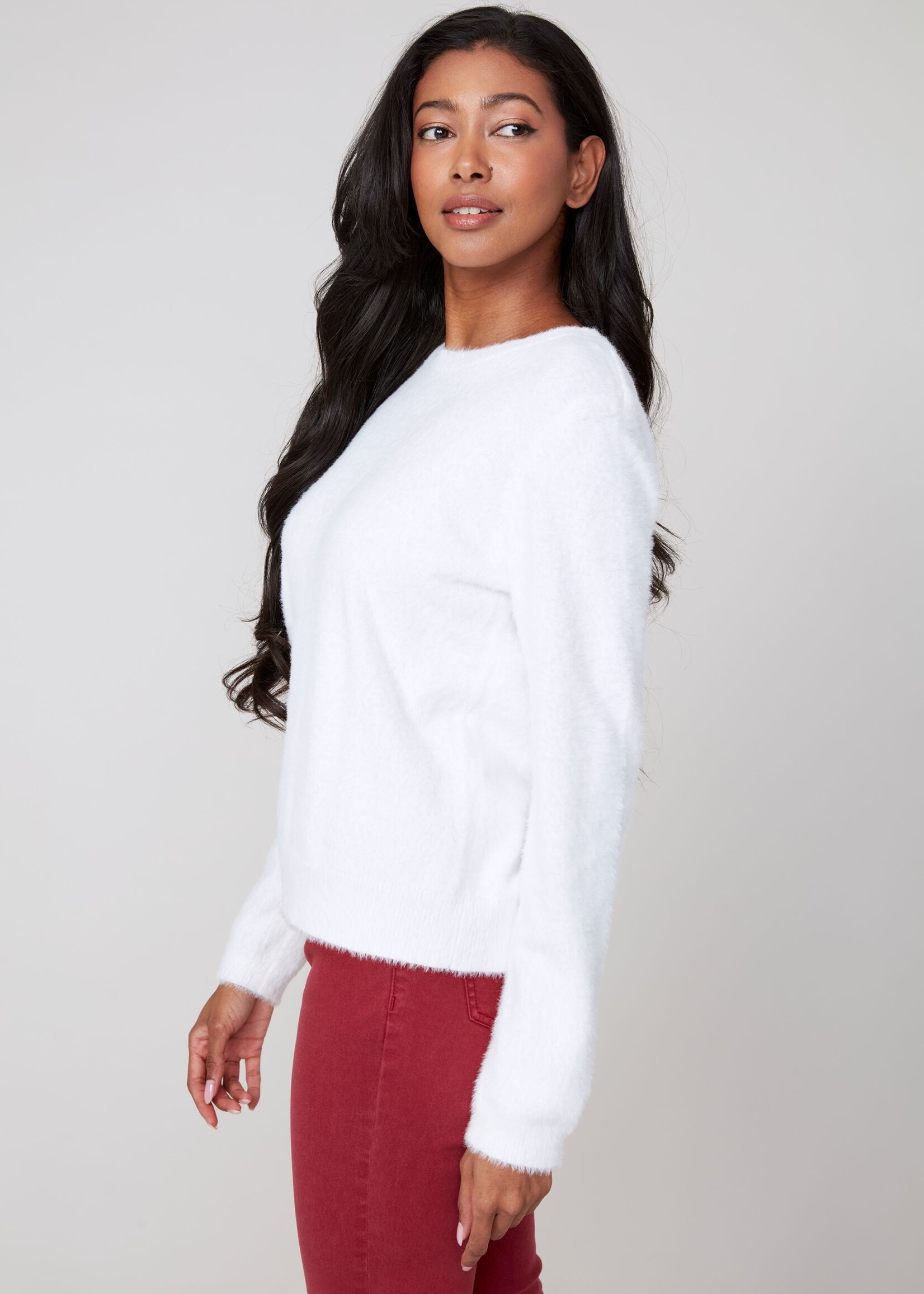 Renuar Renuar Plush Crew Sweater