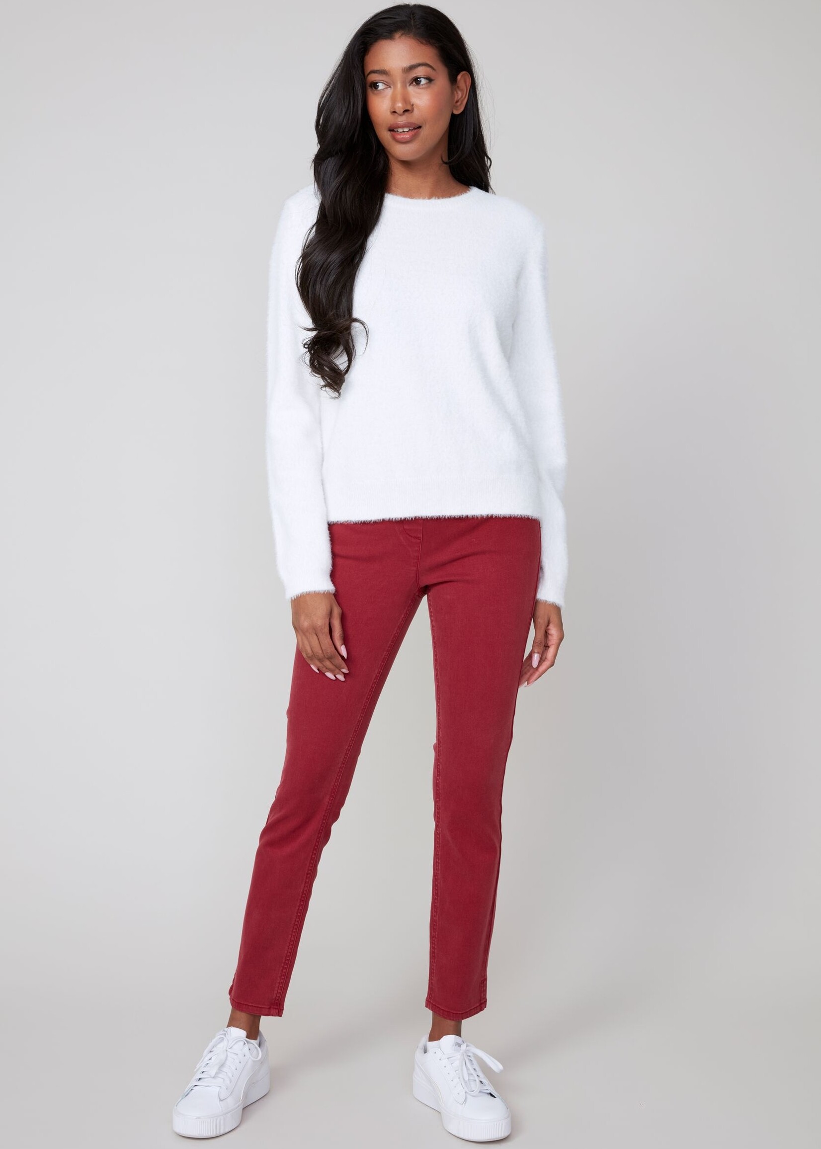 Renuar Renuar Plush Crew Sweater