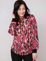 Renuar Renuar Animal/Floral Print Blouse