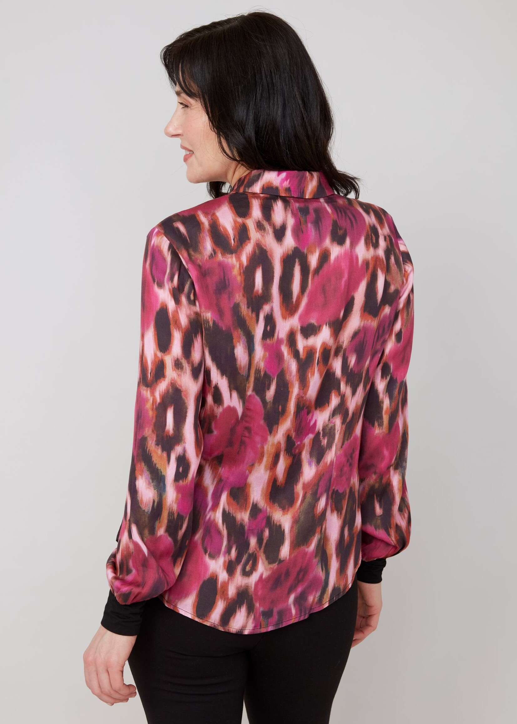 Renuar Renuar Animal/Floral Print Blouse