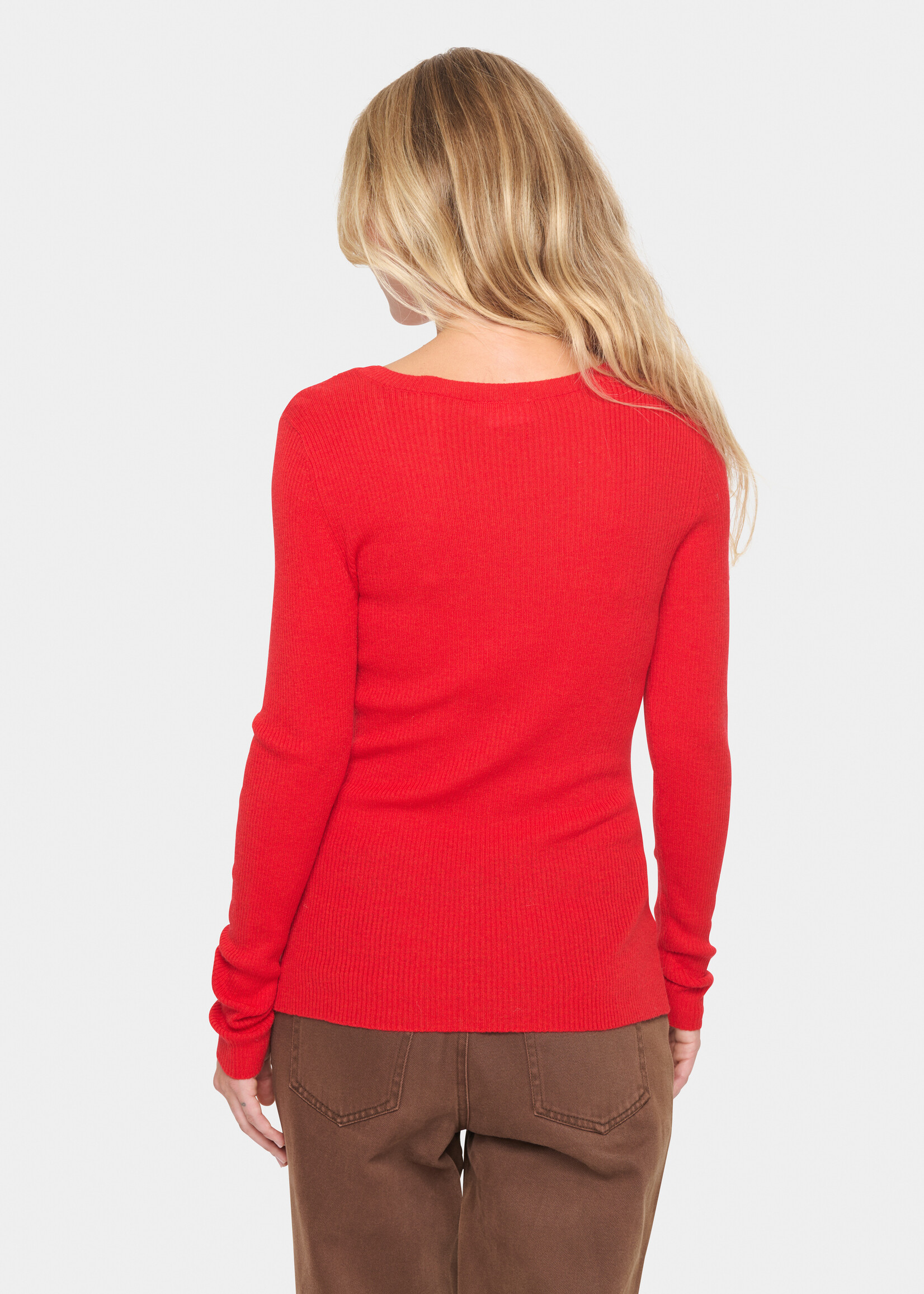 Saint Tropez Saint Tropez Long Sleeve Knit Base Layer