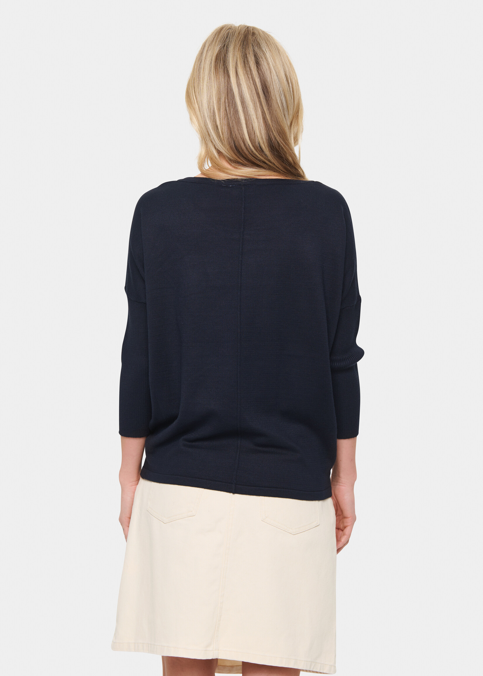 Saint Tropez Saint Tropez Mila 3/4 Sleeve Raglan Sweater