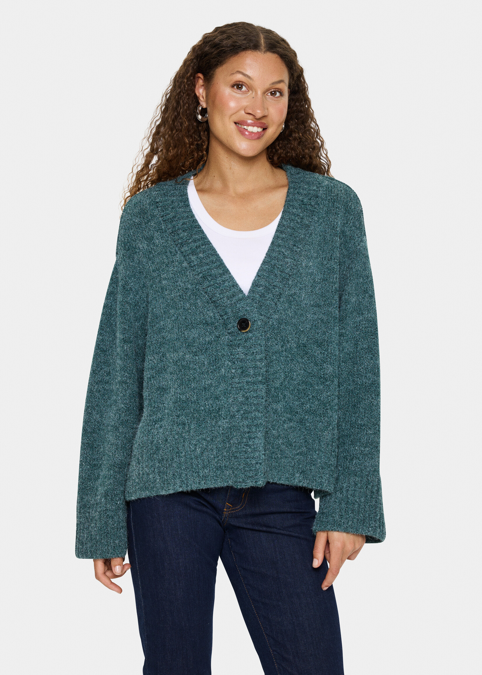Saint Tropez Saint Tropez MallorySZ Vneck Boyfriend Cardi