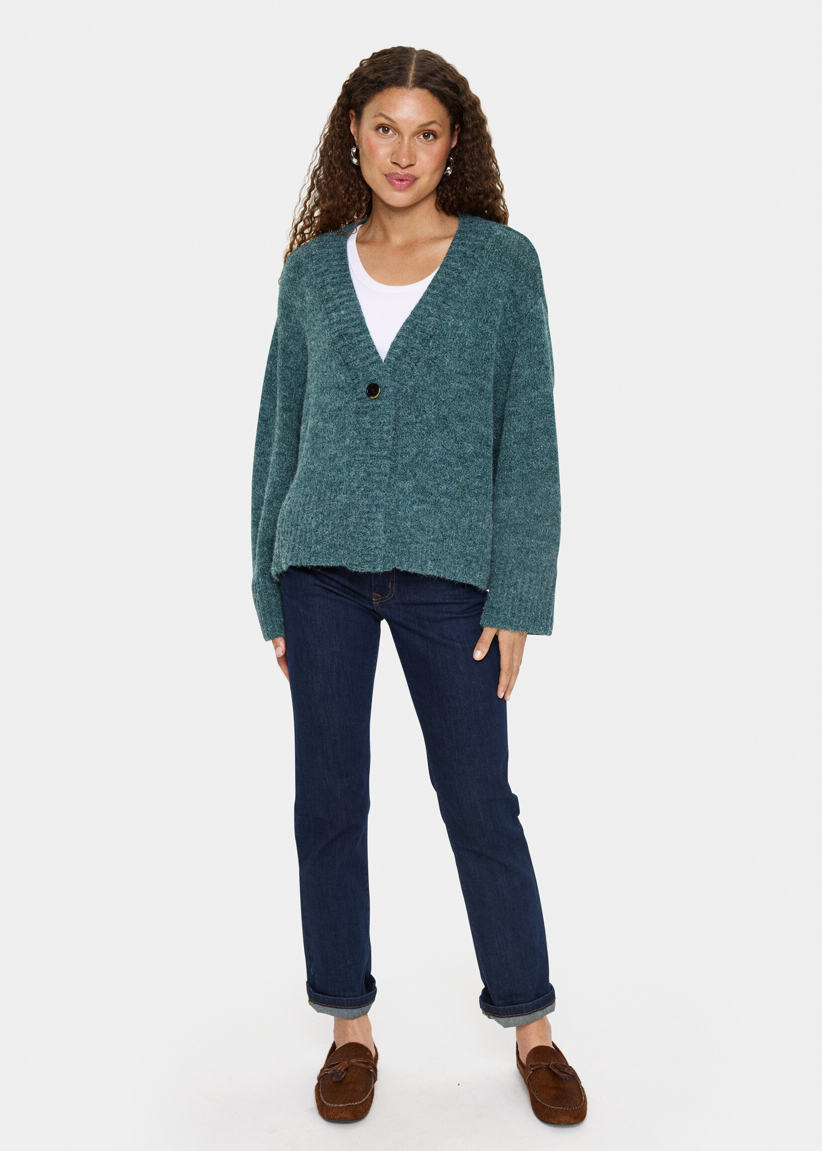 Saint Tropez Saint Tropez MallorySZ Vneck Boyfriend Cardi