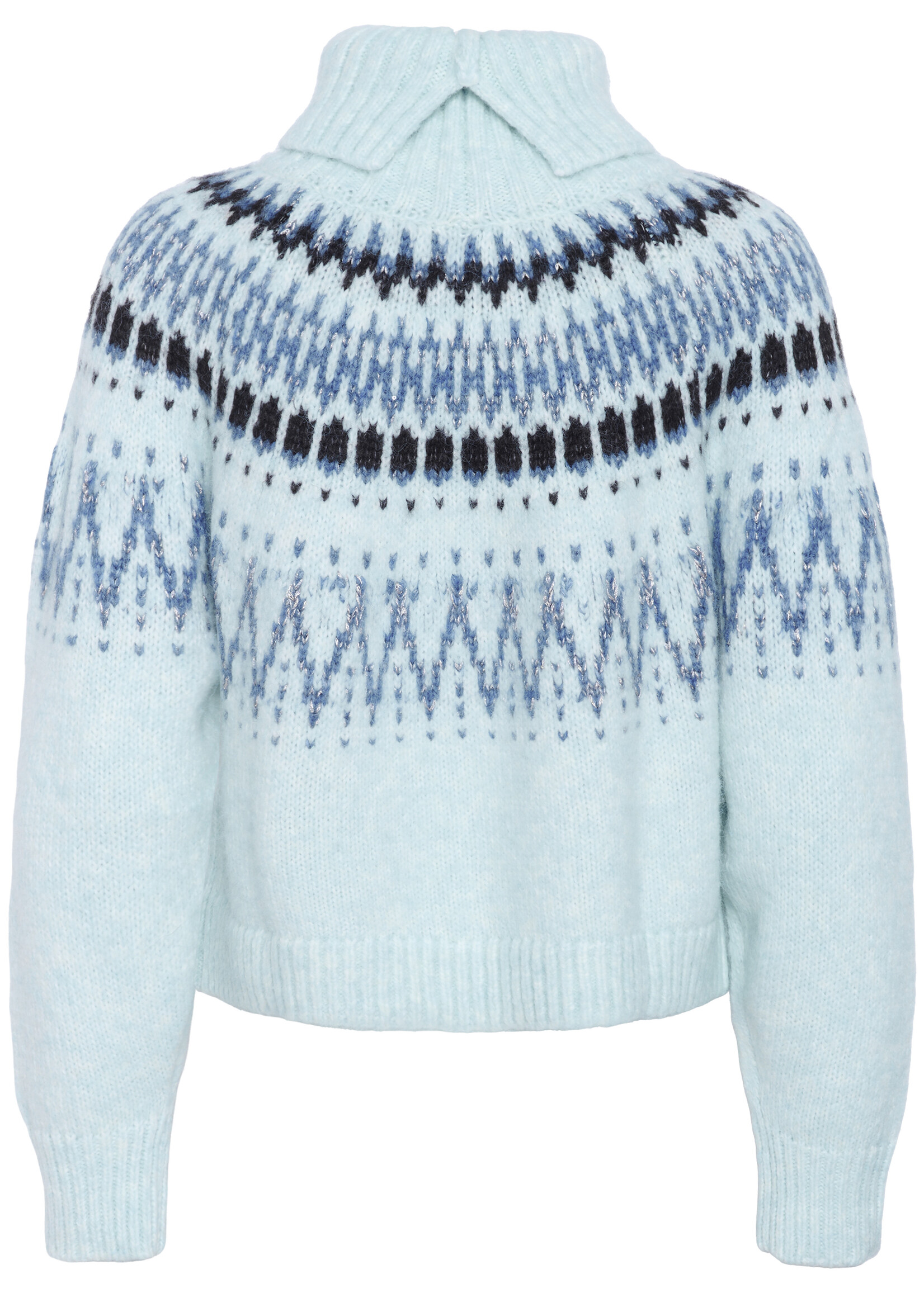 Saint Tropez Saint Tropez Megna Nordic Turtleneck Sweater