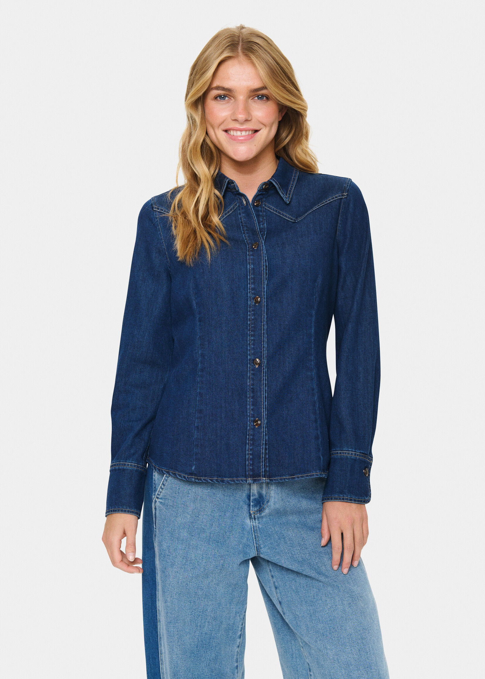 Saint Tropez Saint Tropez Marthe Denim Shirt