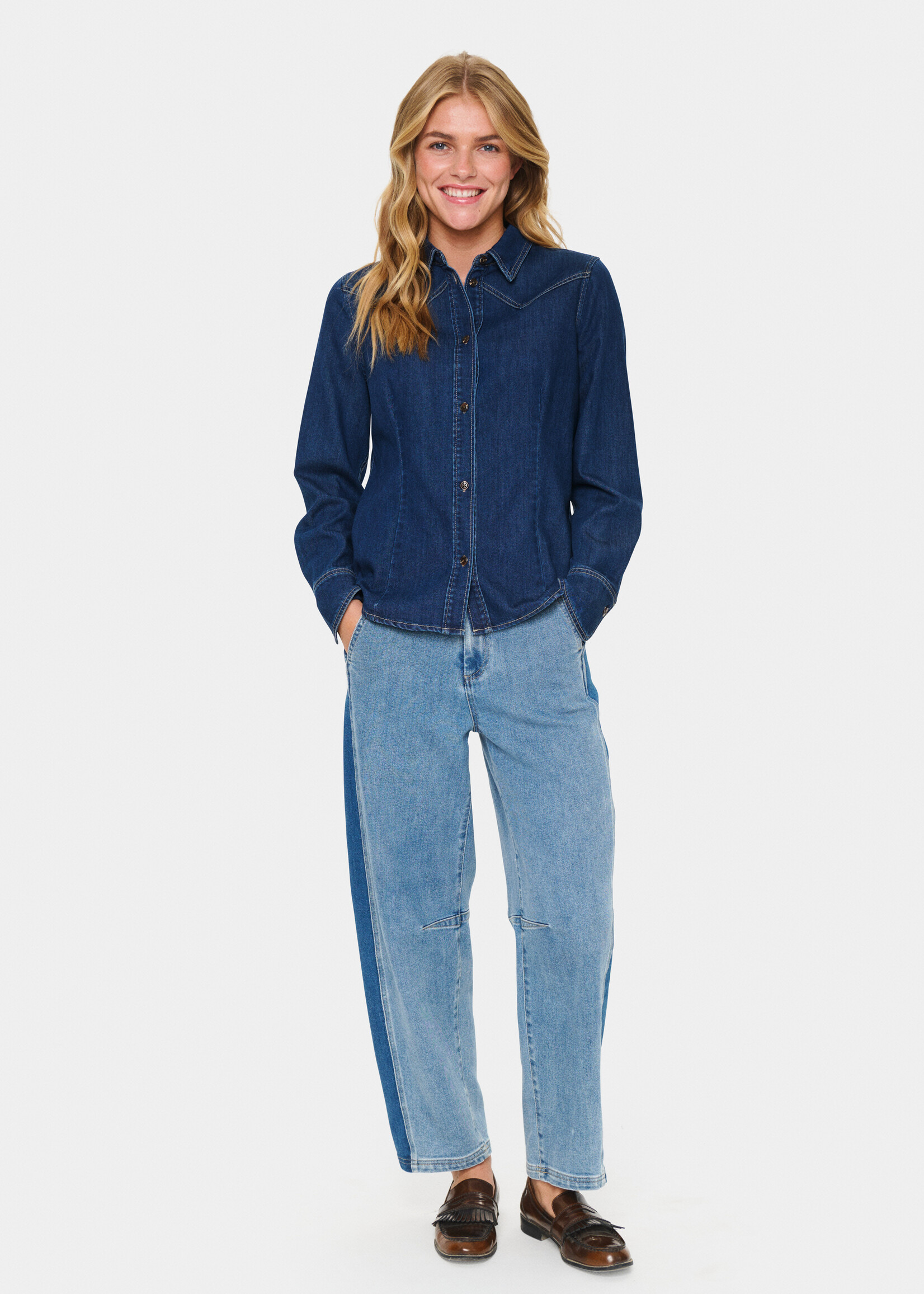 Saint Tropez Saint Tropez Marthe Denim Shirt