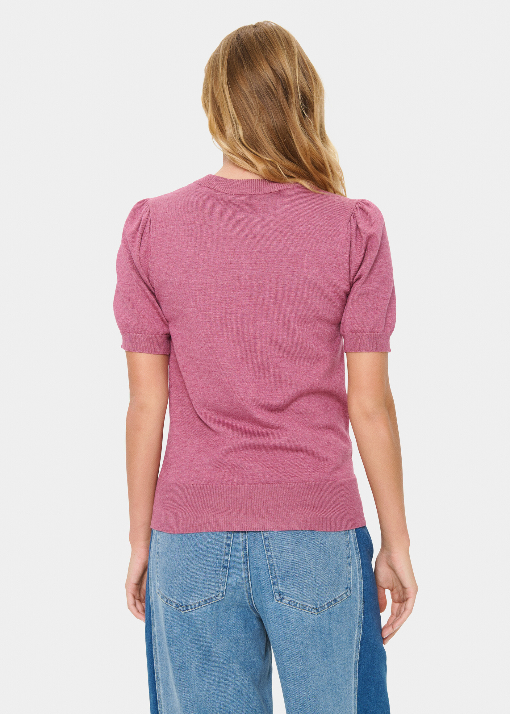 Saint Tropez Saint Tropez Mila Short Sleeve Sweater