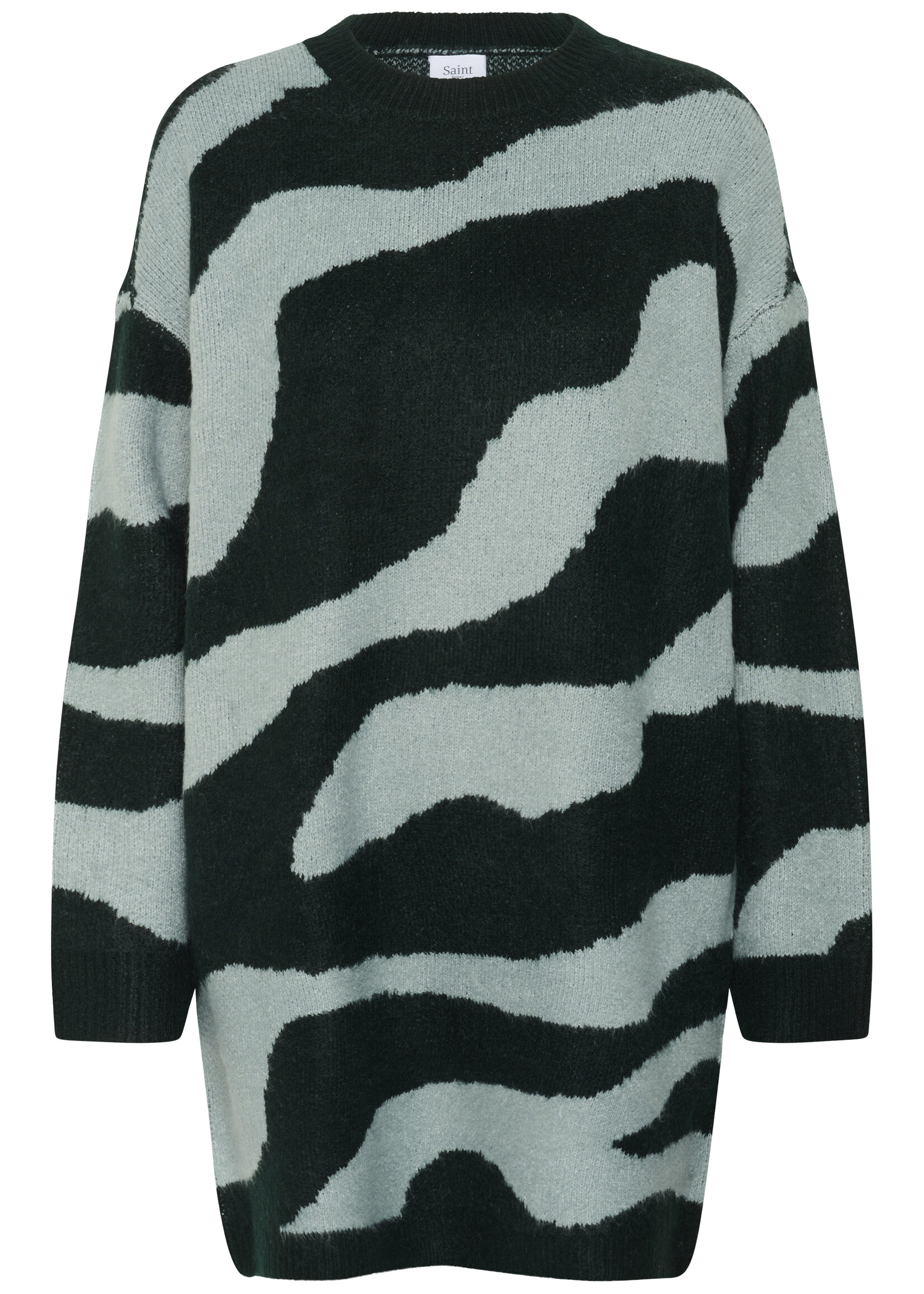 Saint Tropez Saint Tropez MallieSZ Zebra Print Sweater Dress