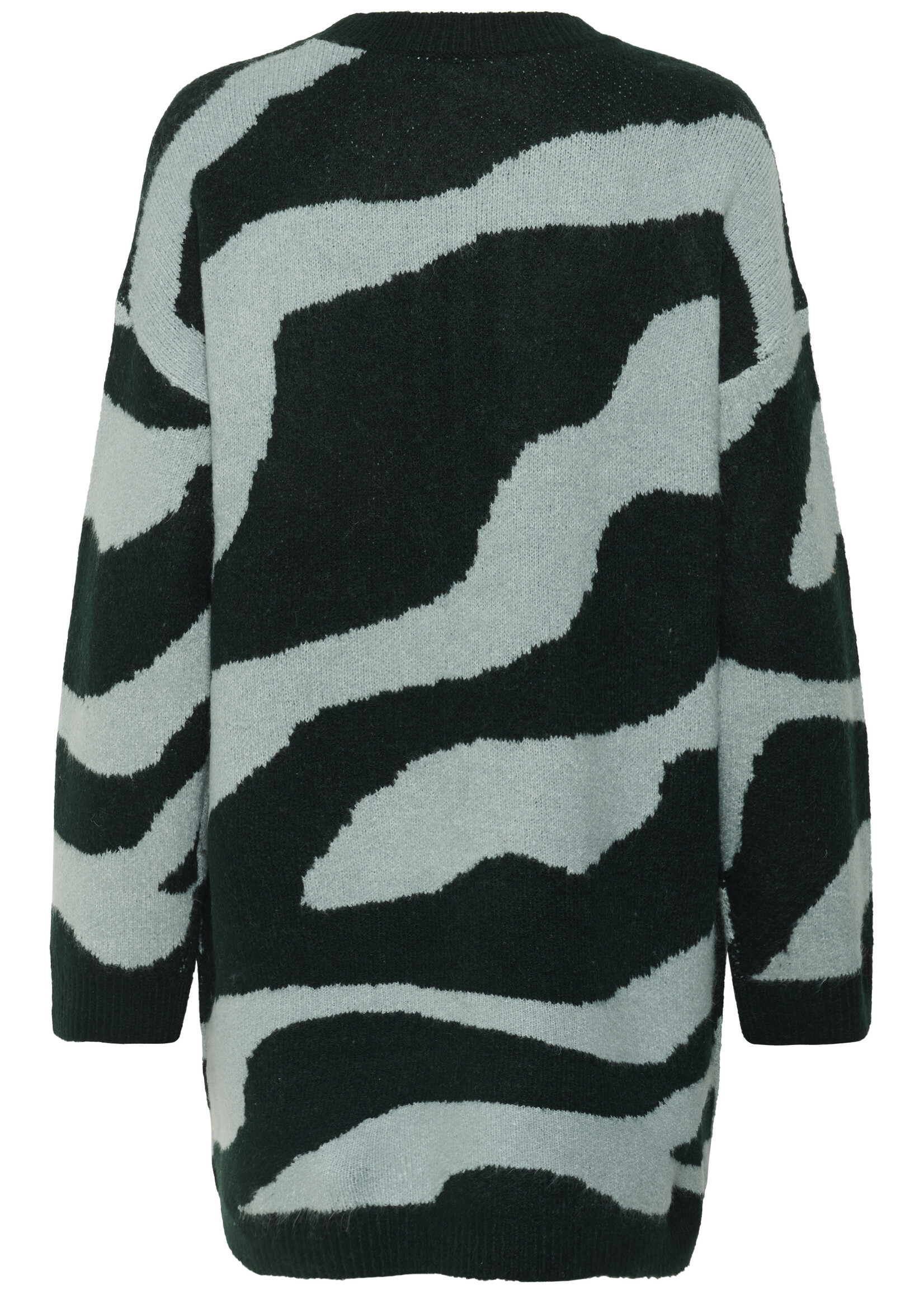 Saint Tropez Saint Tropez MallieSZ Zebra Print Sweater Dress