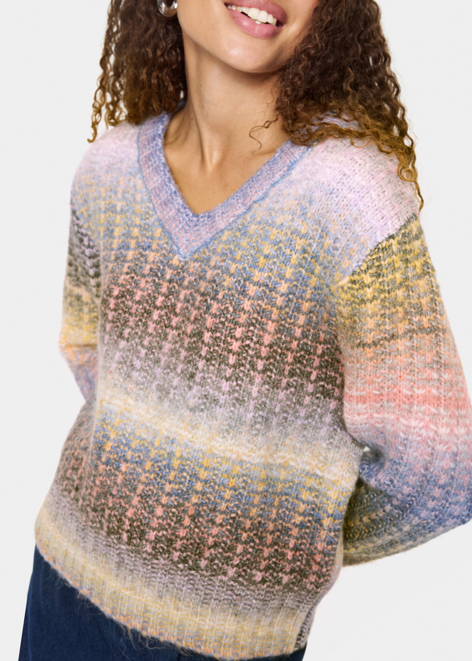 Saint Tropez Saint Tropez Mirabel Multi Colour Sweater
