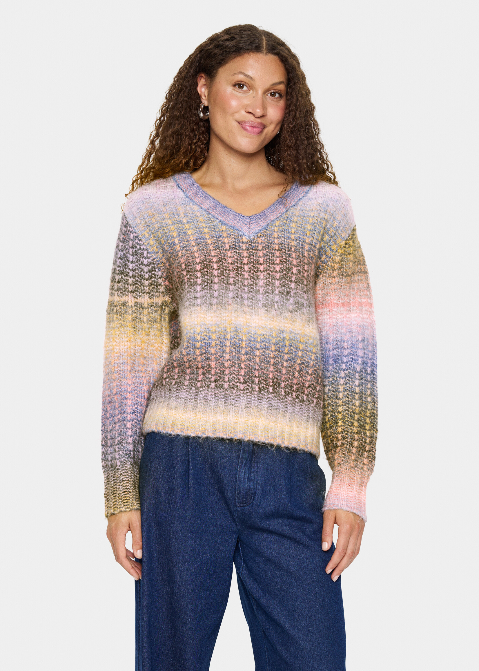 Saint Tropez Saint Tropez Mirabel Multi Colour Sweater