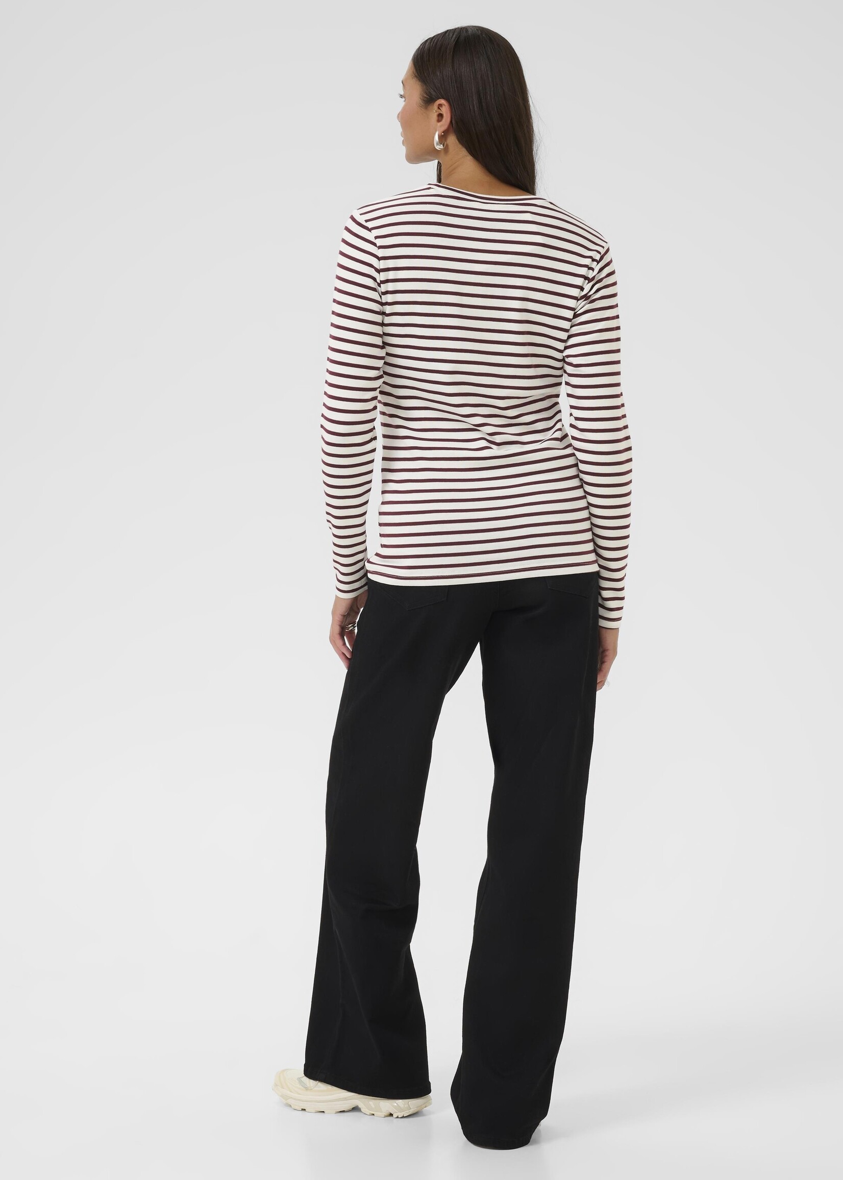 Kaffe Kaffe Liddy Long Sleeve Striped Tee