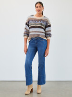 French Dressing Jeans FDJ Jacquard Apres Ski Sweater