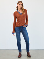 French Dressing Jeans FDJ Pointelle Sweater
