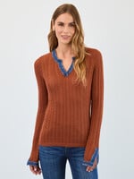 French Dressing Jeans FDJ Pointelle Sweater