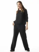 PURE PURE Modal Long Sleeve Crew Top