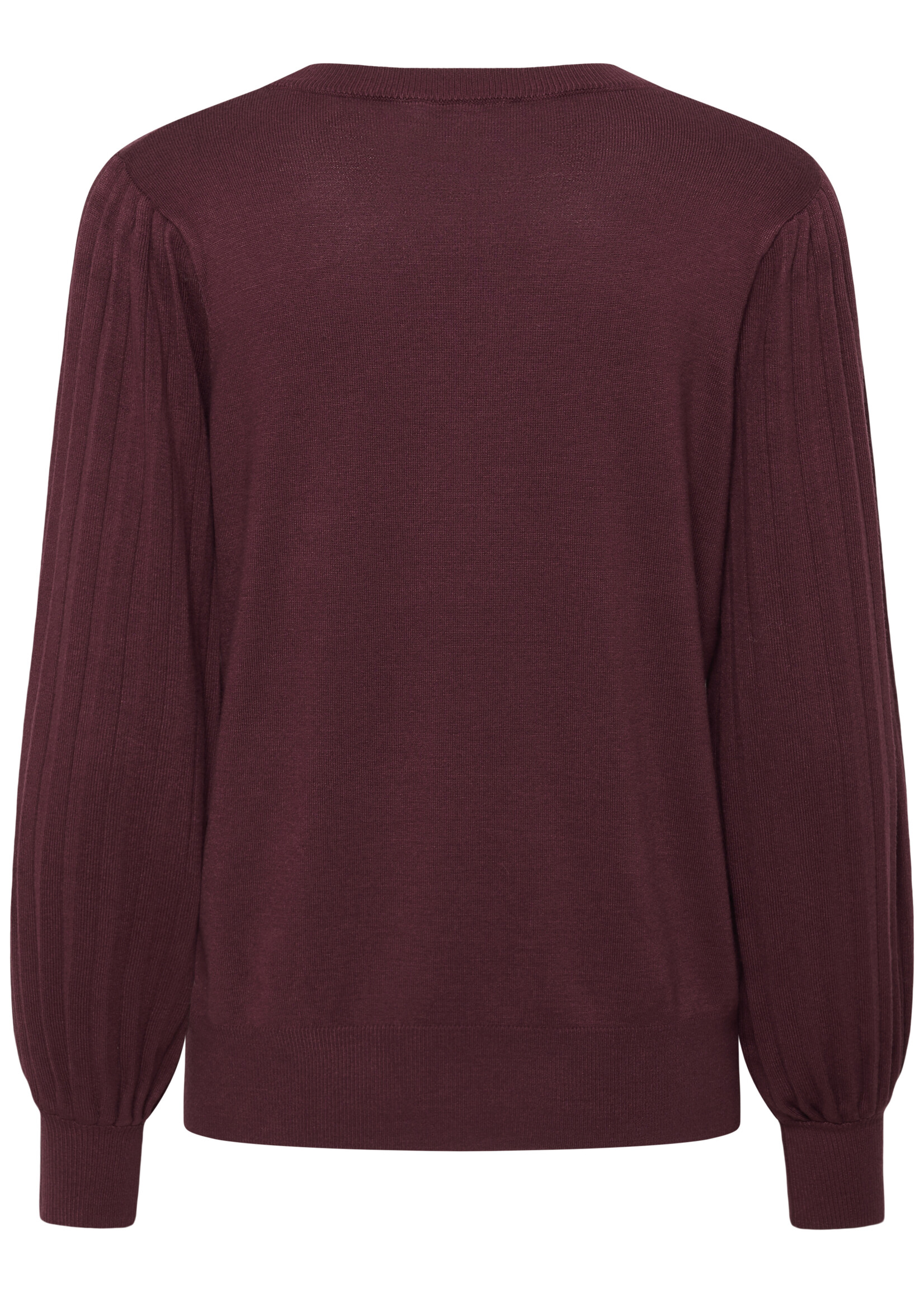 Kaffe Kaffe Alone Pleated Sleeve Crew Sweater