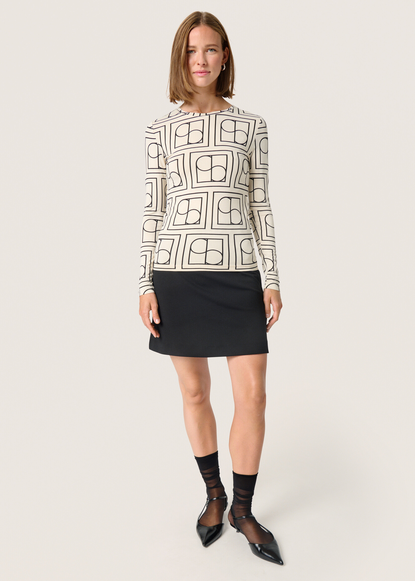 Soaked Soaked SLHanadi Abstract Printed Top