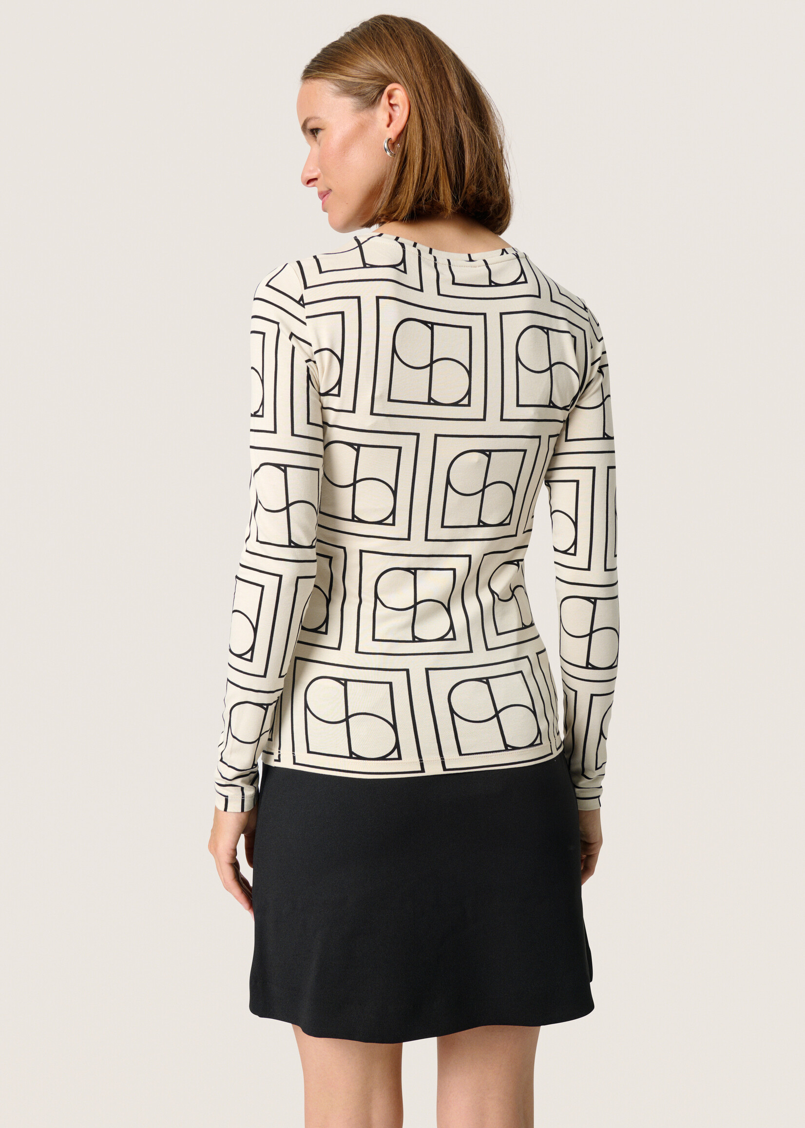 Soaked Soaked Hanadi Abstract Printed Top