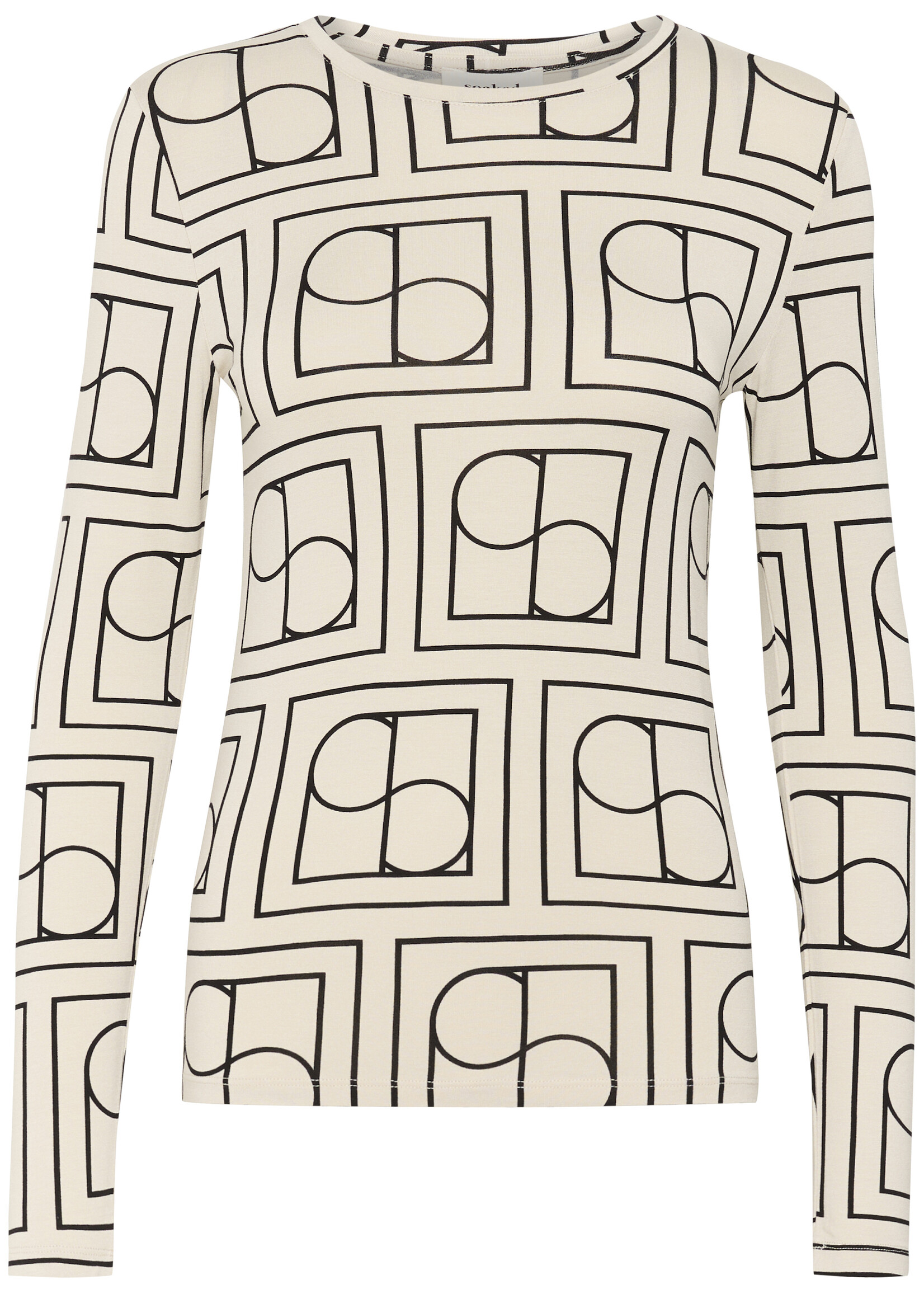 Soaked Soaked Hanadi Abstract Printed Top