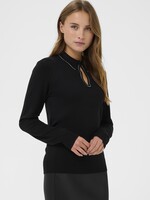 Kaffe Kaffe Jada Sparkle Polo Top