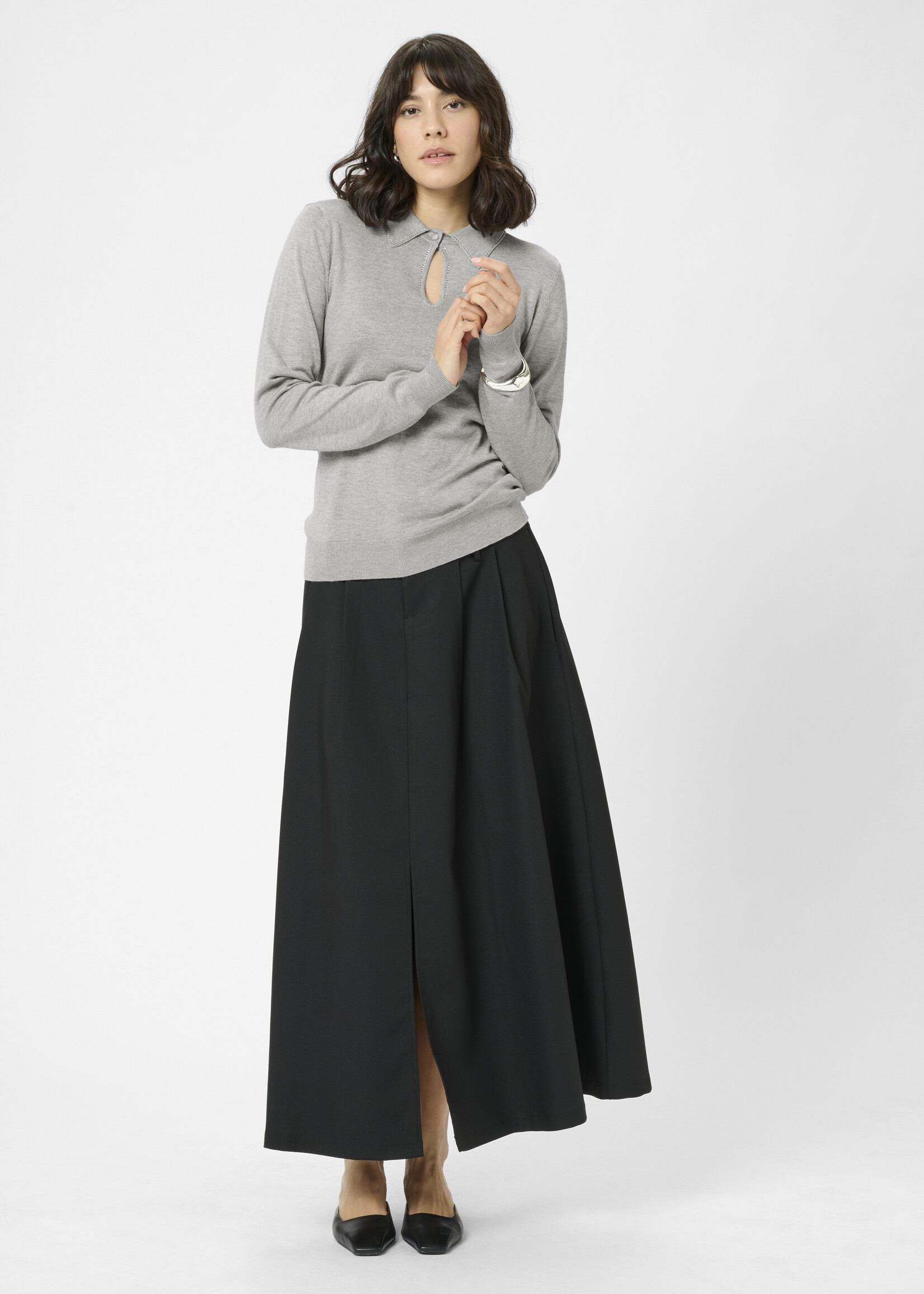 Kaffe Kaffe Jada Sparkle Polo Top